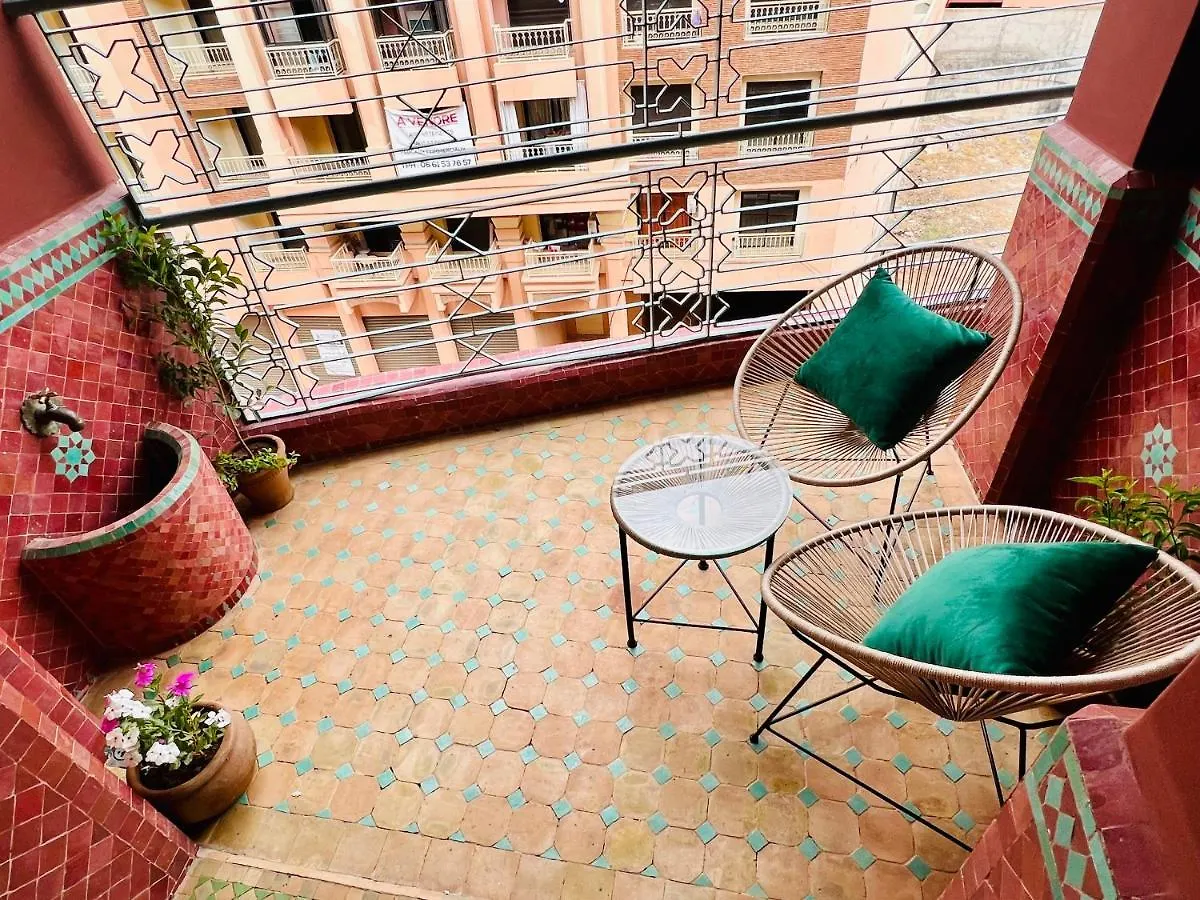 アパート Luxury Appartement Gueliz Center マラケシュ モロッコ