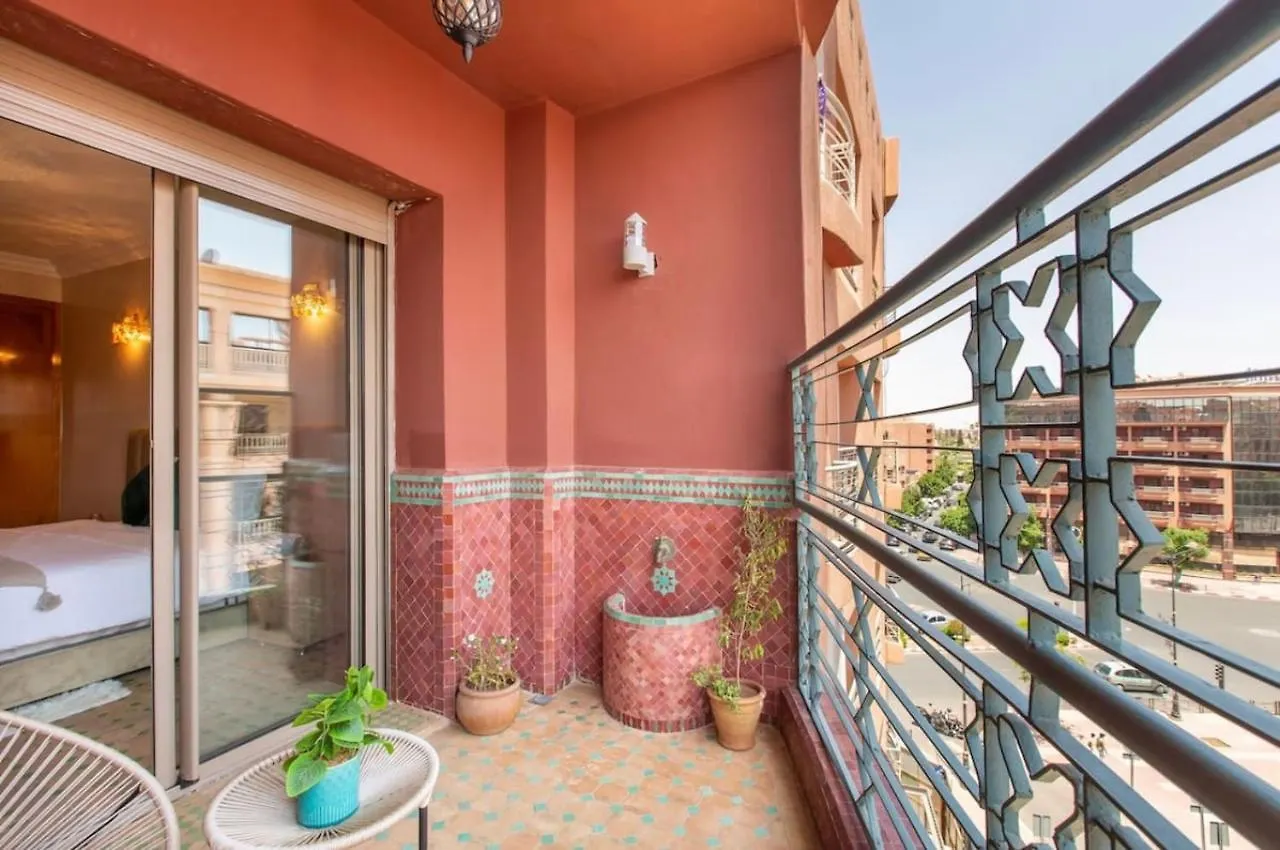 Luxury Appartement Gueliz Center マラケシュ 0*,